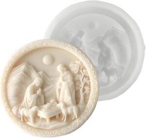 Nativity Scene Candle Mold