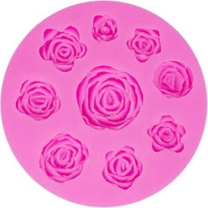8 Pack Rose Flower Mold