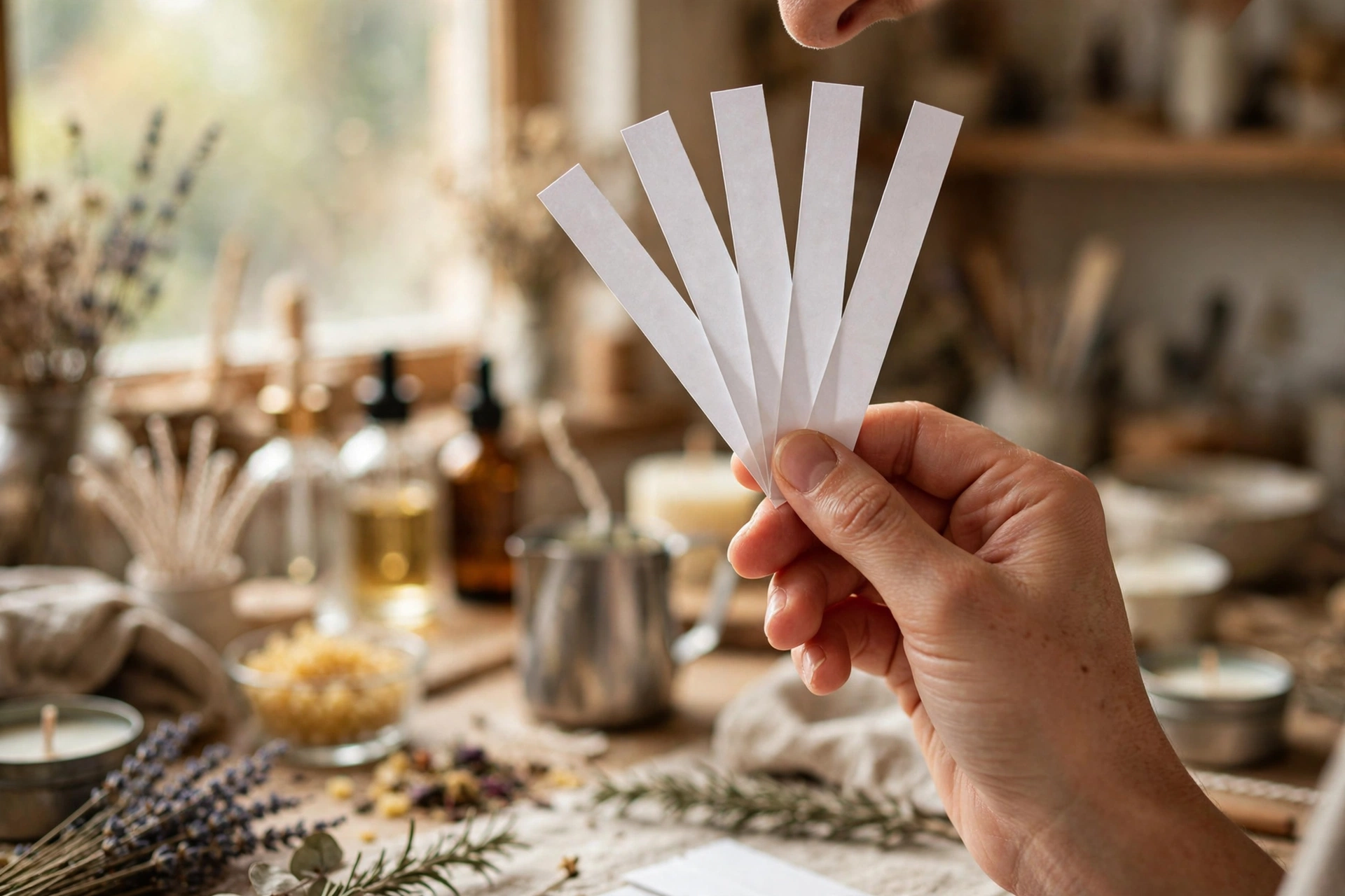 Evaluating scent strips