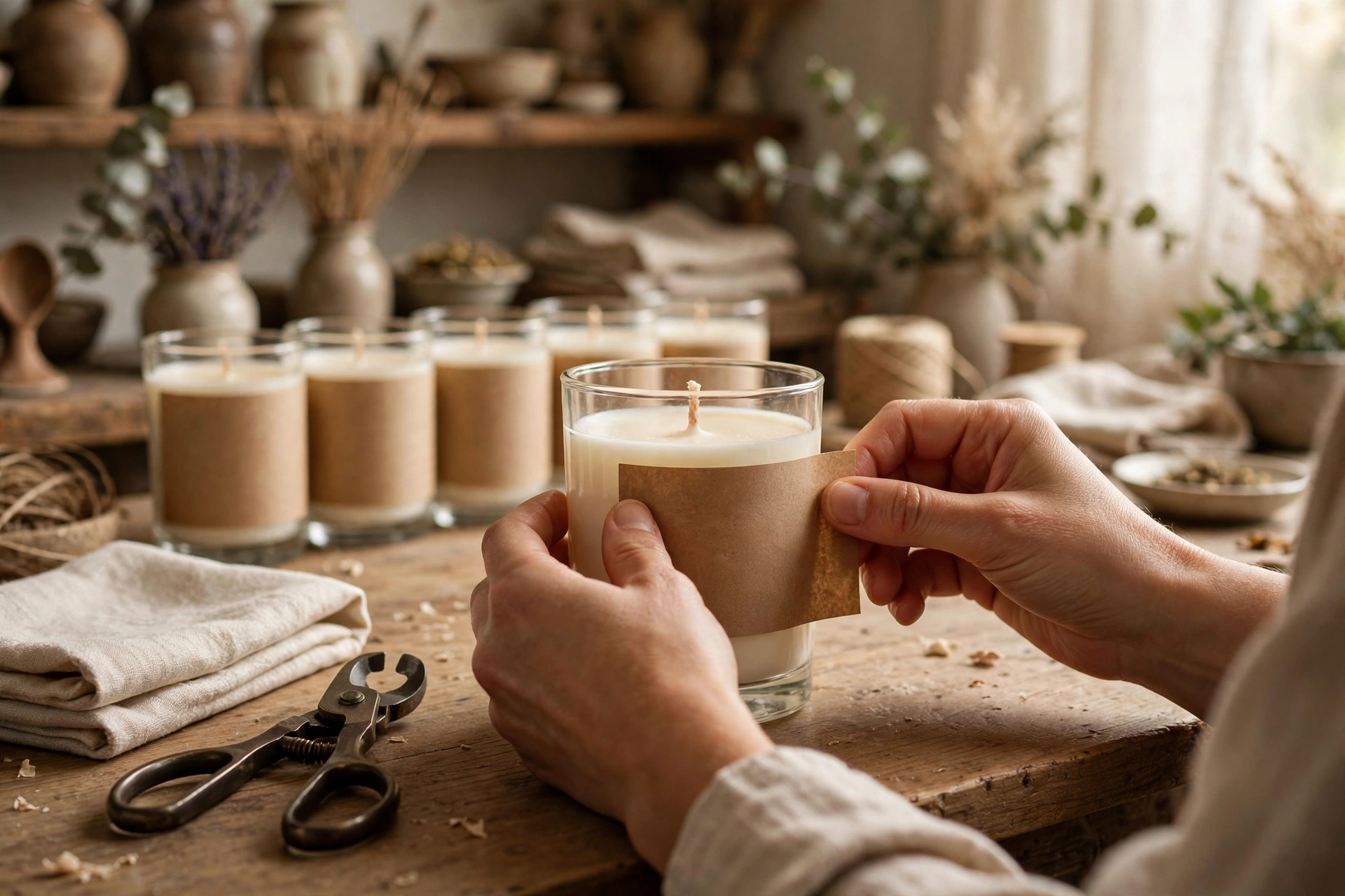 Finished candles